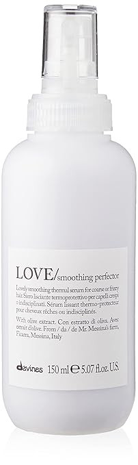 Davines LOVE Smoothing Perfector, Thermal Serum For Coarse Or Frizzy Hair, Tame And Nourish, 5 fl... | Amazon (US)