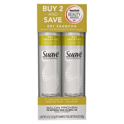 Suave Professionals Refresh & Revive Dry Shampoo Twin Pack - 4.3oz - 2ct | Target