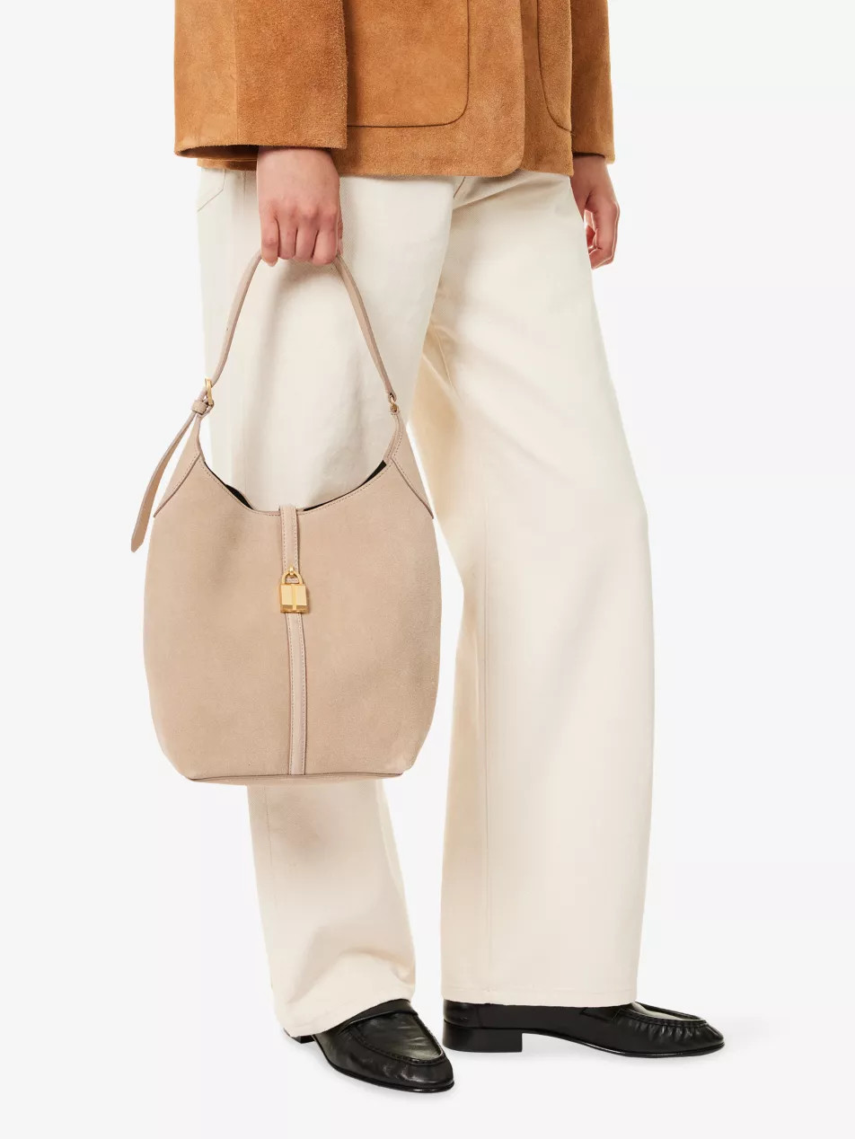 The Siena Suede Bucket Bag | Selfridges