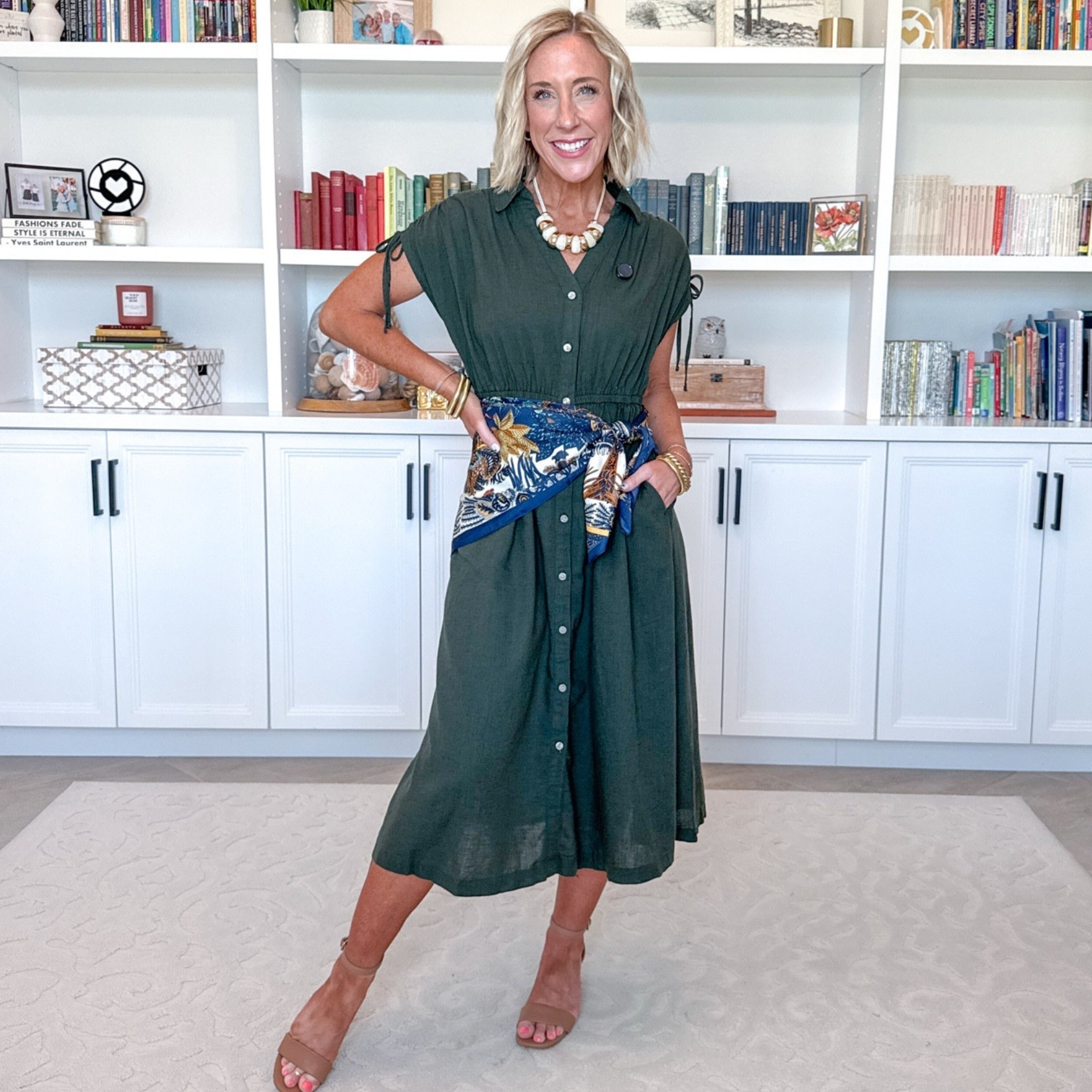 more Walmart new (dresses) that are seriously good. Short Sleeve Midi Linen Shirt Dress - size XS. $27.98. 4 colors.

#LTKMothersDay #LTKOver40 #LTKSeasonal