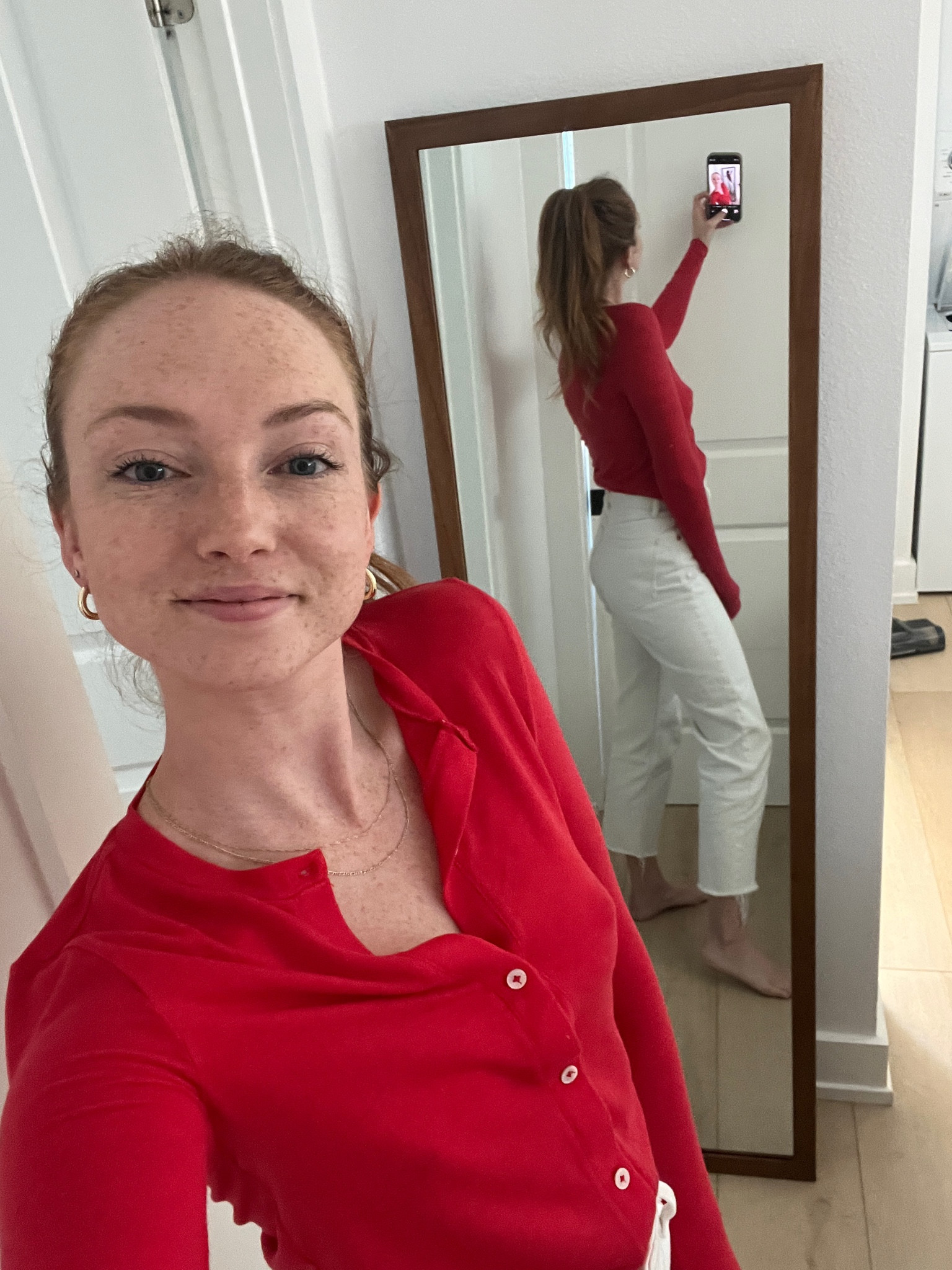 Changing up the neutrals for a pop of red ❤️

#LTKFashionMonth #LTKspring
