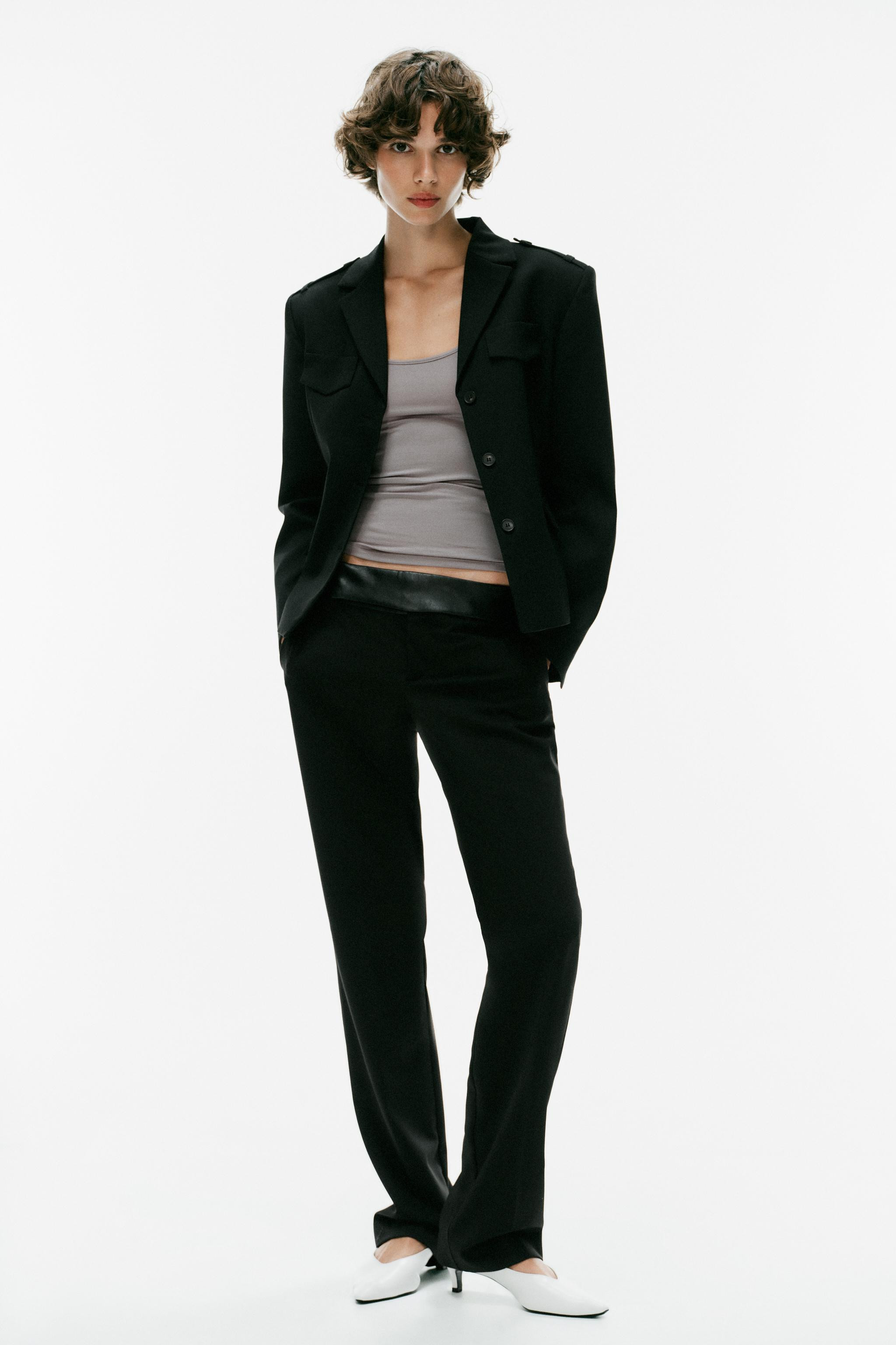 COMBINED STRAIGHT PANTS | Zara US