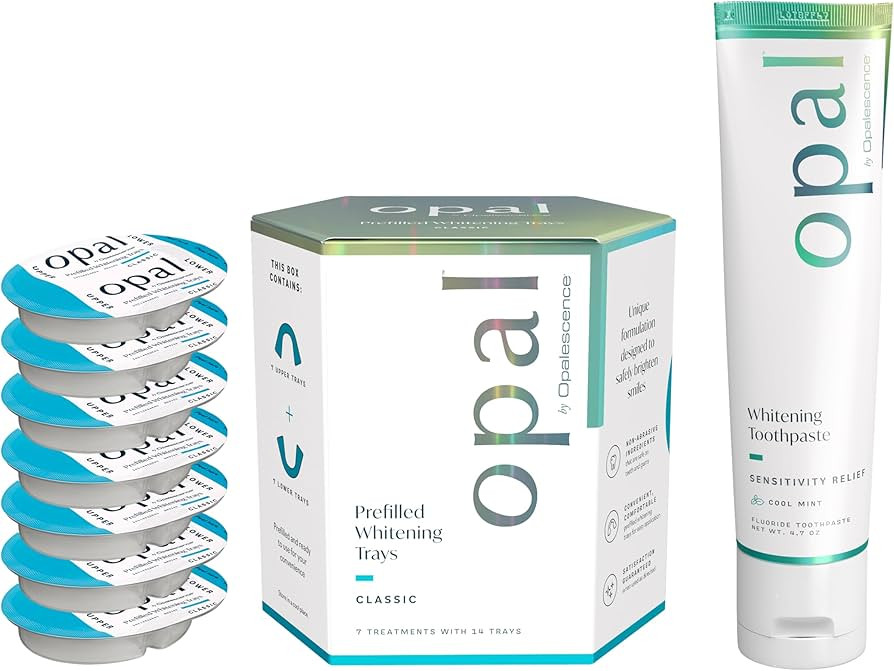 New Opal by Opalescence Prefilled Whitening Trays Classic (7 Treatments) w/Opal by Opalescence Se... | Amazon (US)