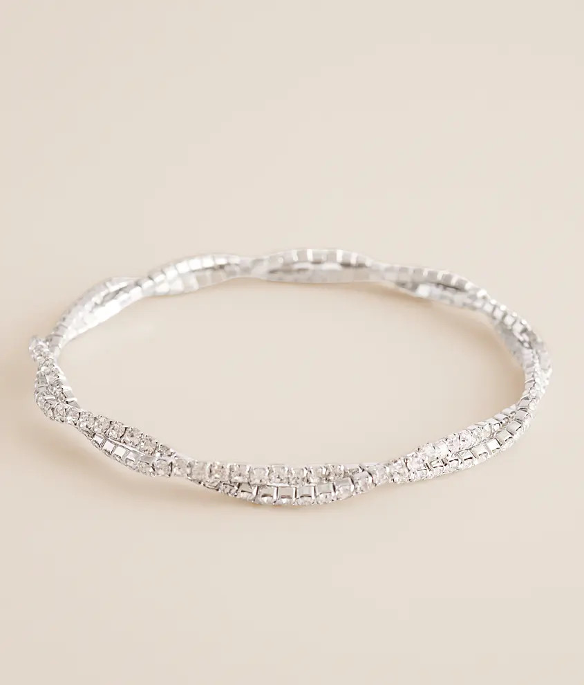 Twisted Glitz Bracelet | Buckle