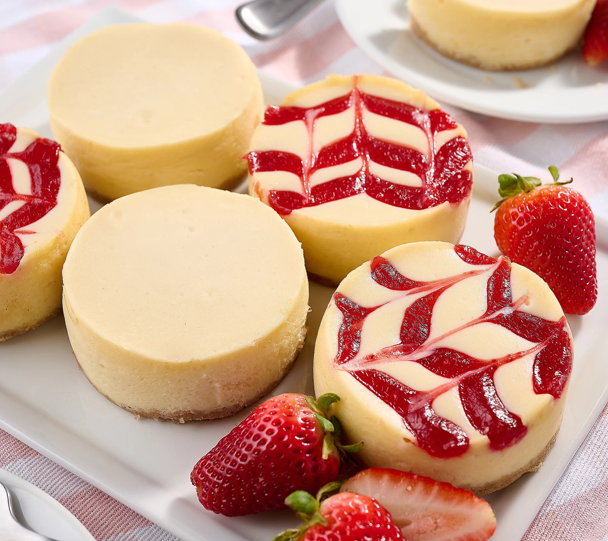 David's Cookies Set of 12 Individual Scratch Made Cheesecake | QVC
