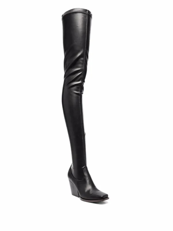 Cowboy stretch thigh-high boots | Farfetch Global