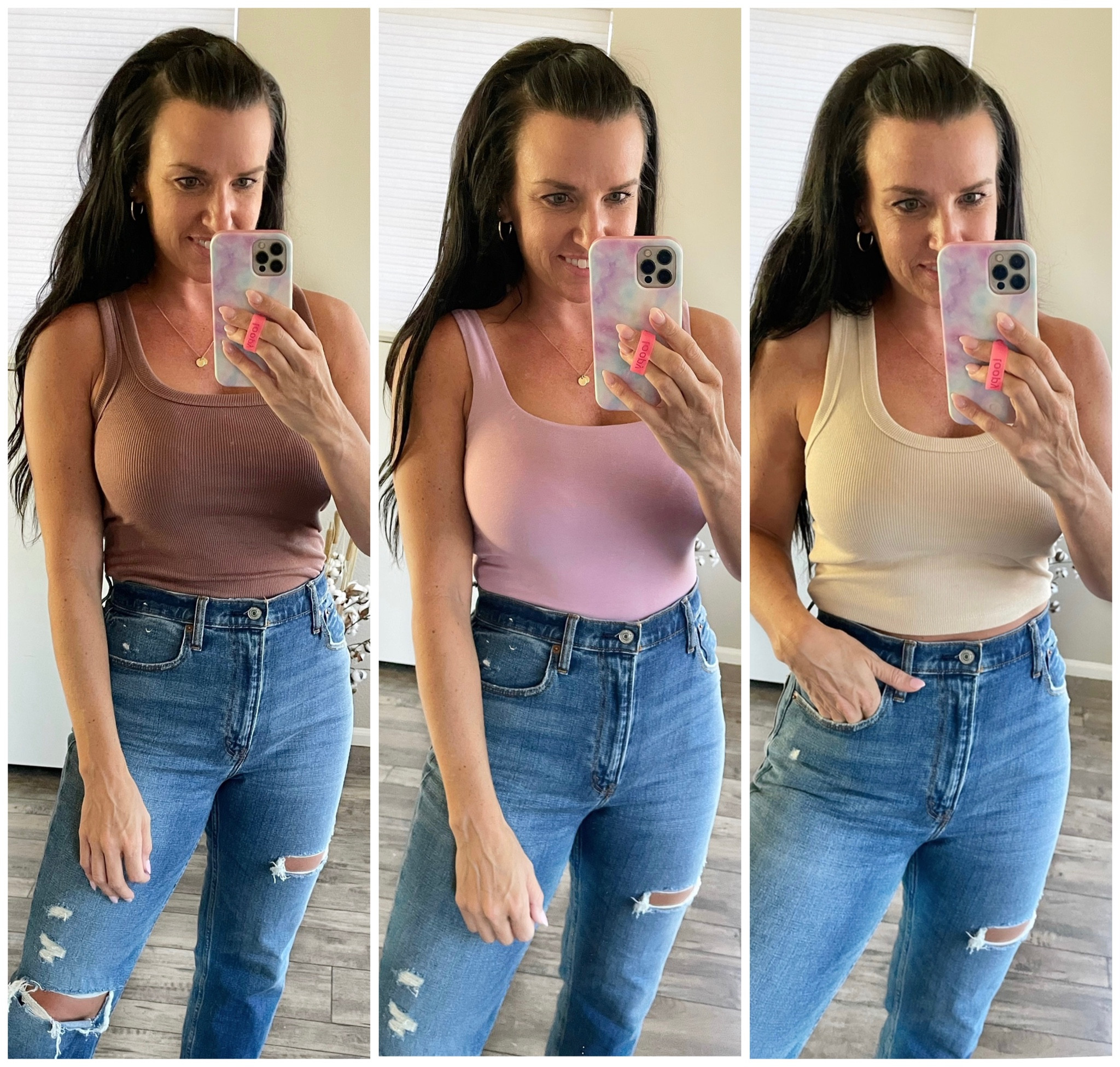 My A&F order of basics to add layers to for fall! (On sale!!) Love the colors and styles of each of these! (I got a small in each, but am a little in between sizes in the bodysuits and could’ve sized up to a M.) Jeans fit TTS!

#competition • Abercrombie • Abercrombie & Fitch • Straight Leg Jeans • jeans • bodysuits

#LTKunder50 #LTKSeasonal #LTKsalealert