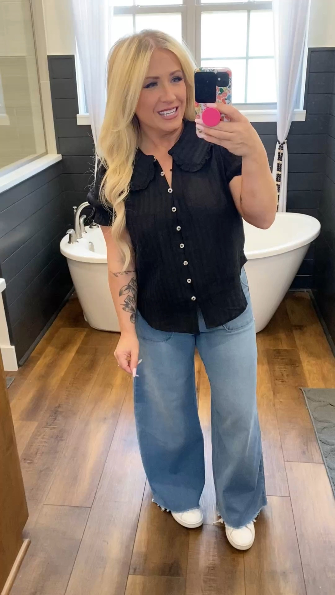 Adore this blouse. Lightweight for spring and summer comes in tons of colors if you’re in between sizes size down!

#LTKOver40 #LTKPetite #LTKSpringSale