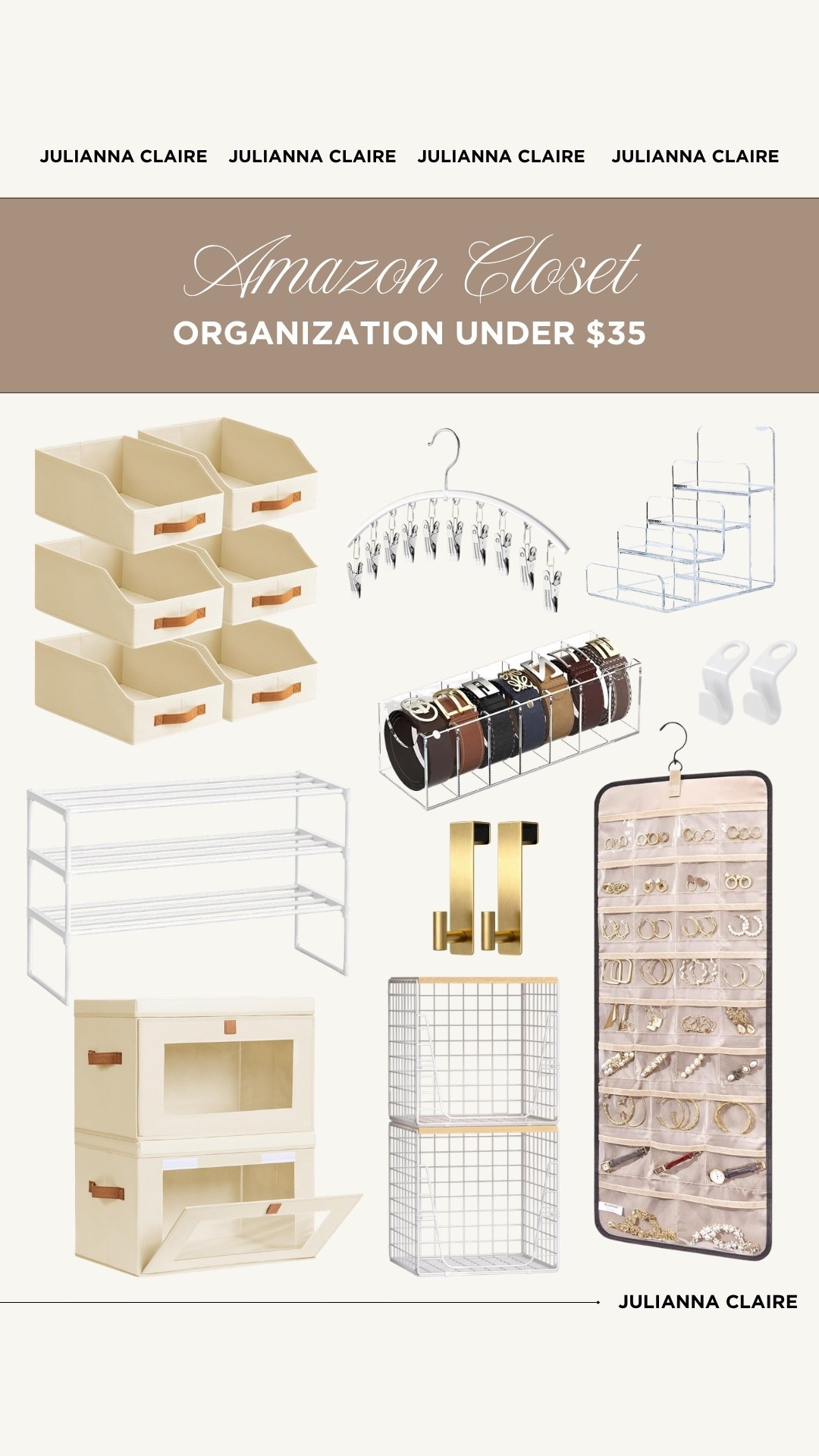 Amazon closet organization finds under $35!

#LTKHome