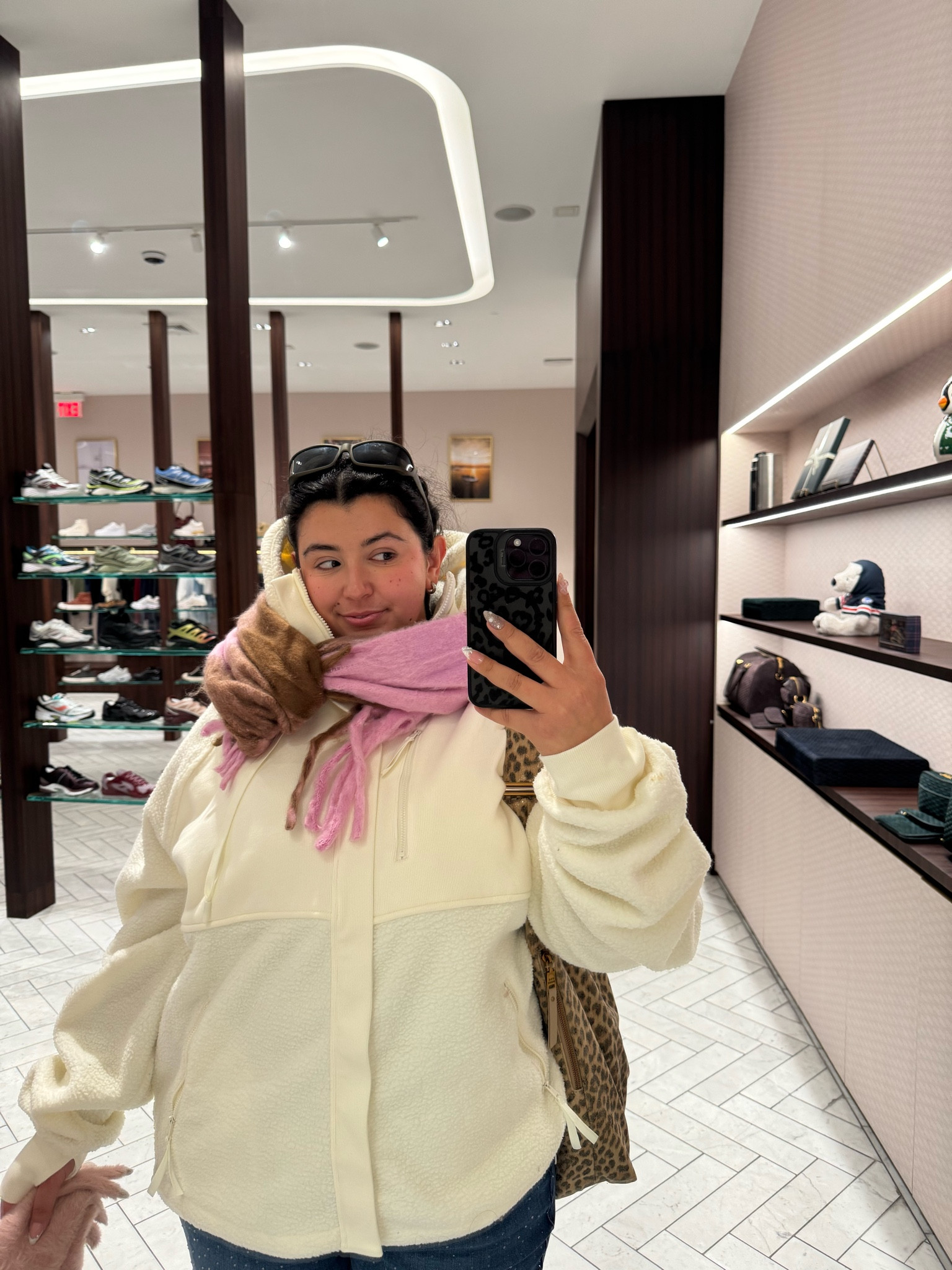 Cozy errands outfit but make it elevated 🤍 This plus size winter outfit is perfect for cold days when you still want to look put together. I’m layering a neutral fleece jacket, soft oversized scarf, and classic denim for an easy everyday look. If you love comfortable plus size outfits, casual winter layers, and effortless chic vibes — this one’s for you. ❄️✨
#plussizefashion #plussizewinteroutfit #cozyoutfit #curvyfashion #winterlayers #everydaystyle 

#LTKPlusSize #LTKHoliday #LTKMidsize