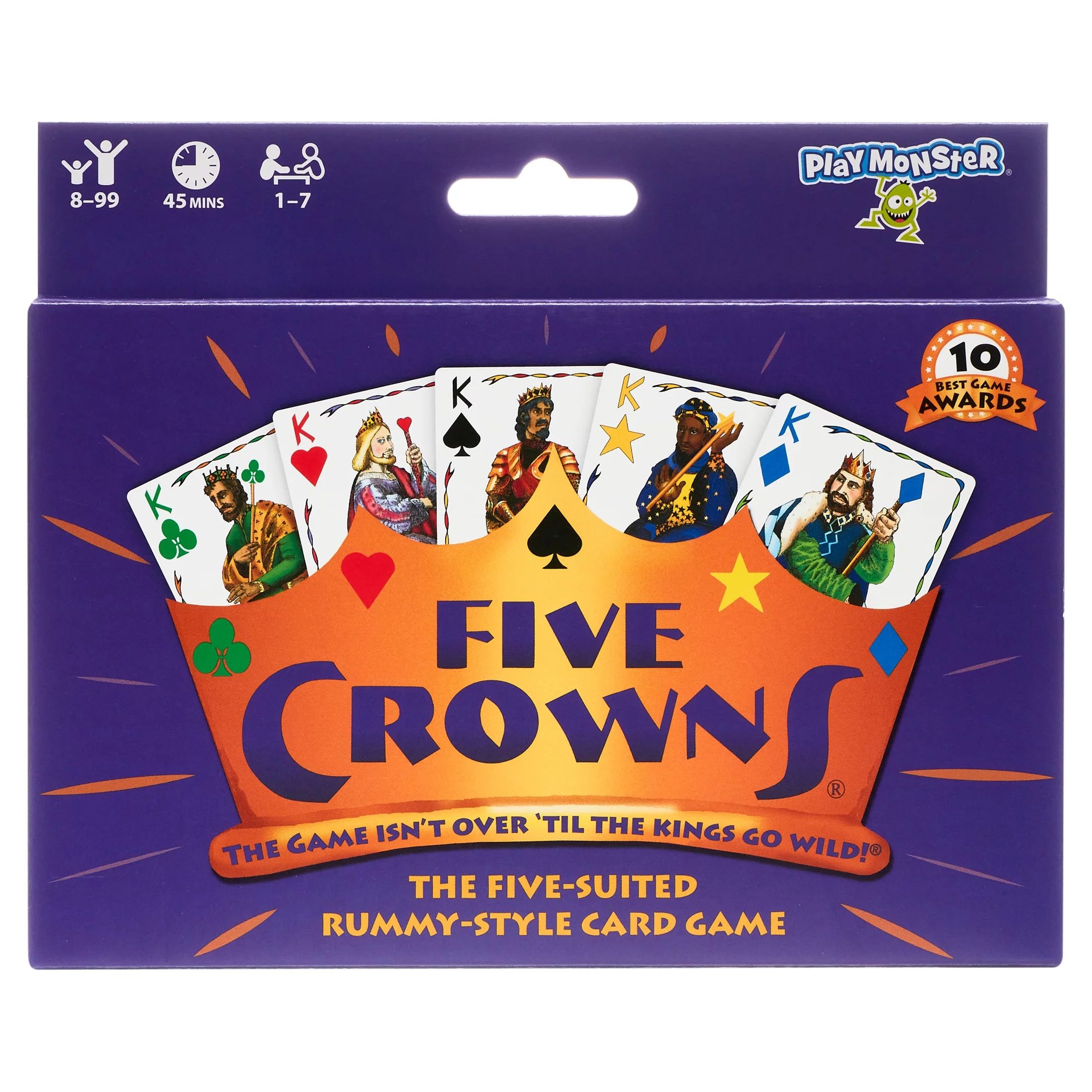 Five Crowns Card Game, Rummy Style, Kids Game, Family Game, Fun Game - Walmart.com | Walmart (US)