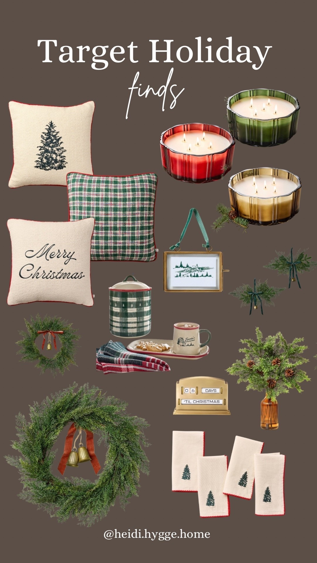 Target Holiday Christmas finds! All items I recommend after seeing them in person. Realistic, great quality, beautiful decor! Wreaths, candles, pillows and more! Classic and timeless!

#LTKSeasonal #LTKFindsUnder50 #LTKHome