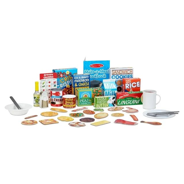 Melissa & Doug Deluxe Kitchen Collection Cooking & Play Food Set – 58 Pieces | Walmart (US)