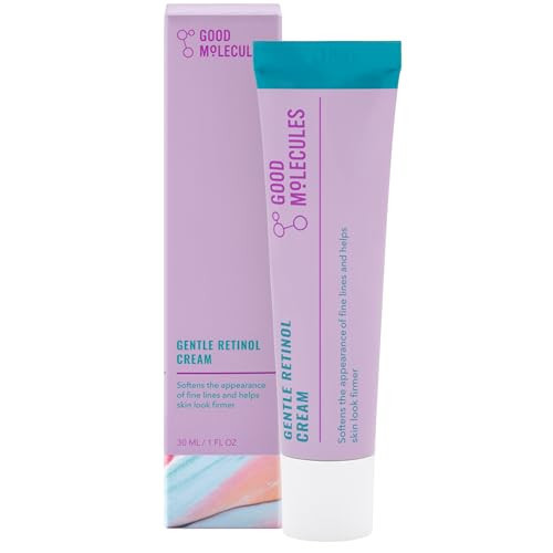 Good Molecules Gentle Retinol Cream - Retinol Night Cream for Collagen Production, Skin Tightening Recipe with Bakuchiol, Anti-Aging Skin Care For Face | Amazon (US)