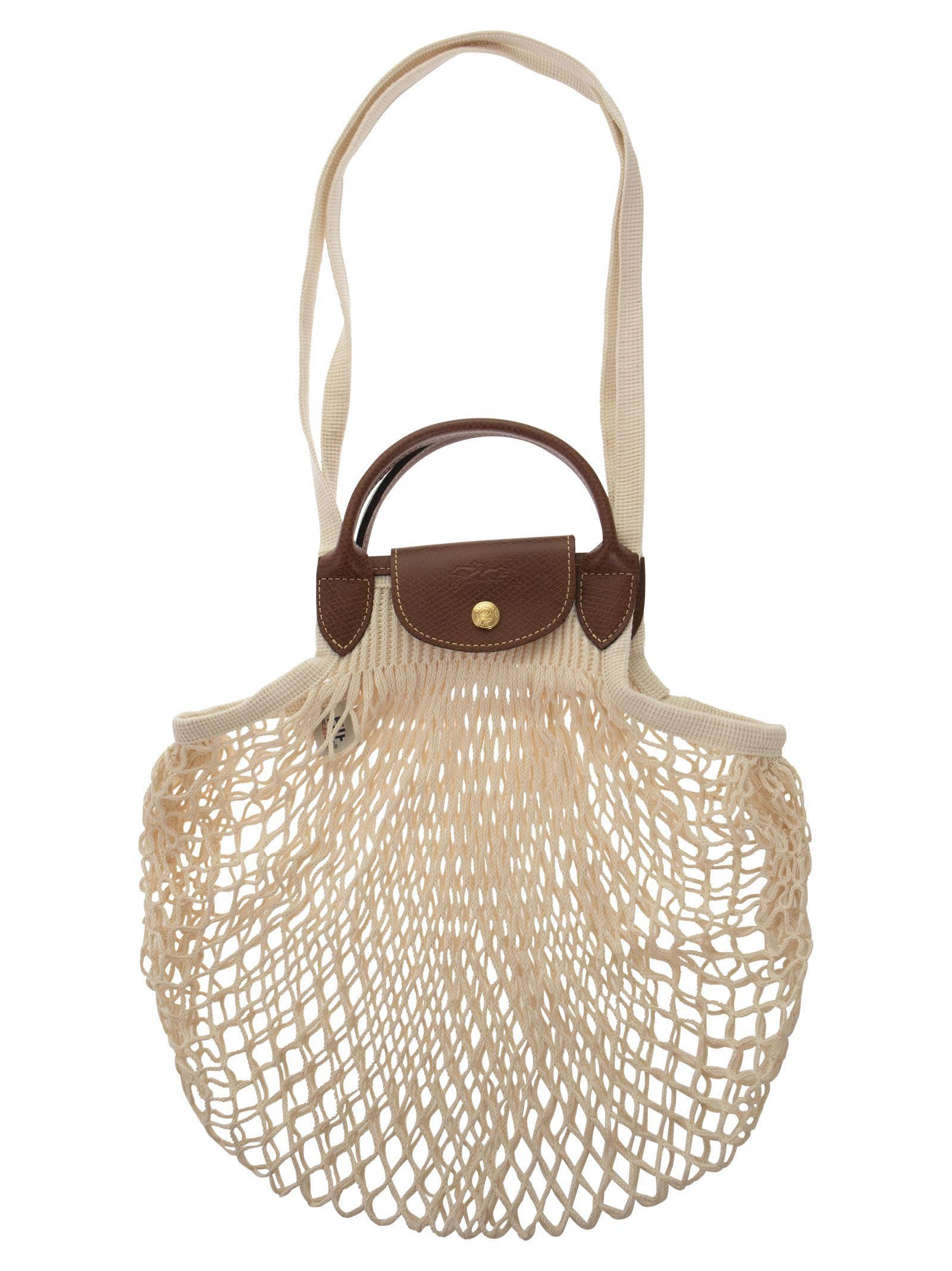 Longchamp Le Pliage Filet Mesh-knit Bag | Italist.com US