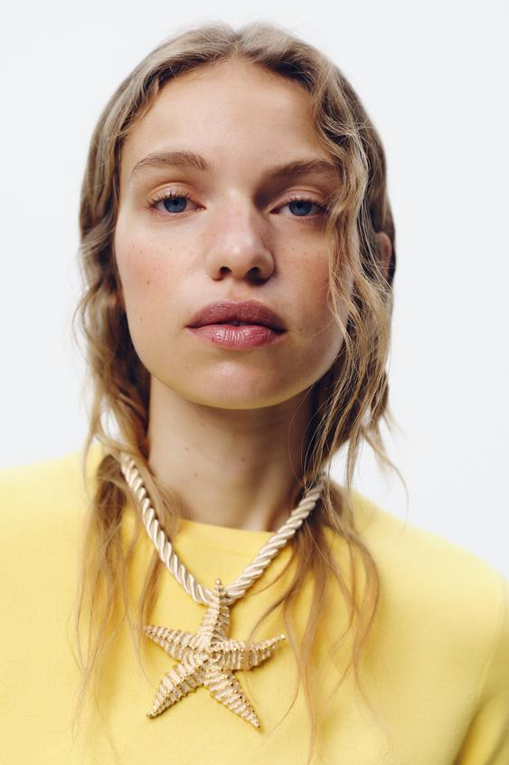 STARFISH CORD NECKLACE | Zara Canada