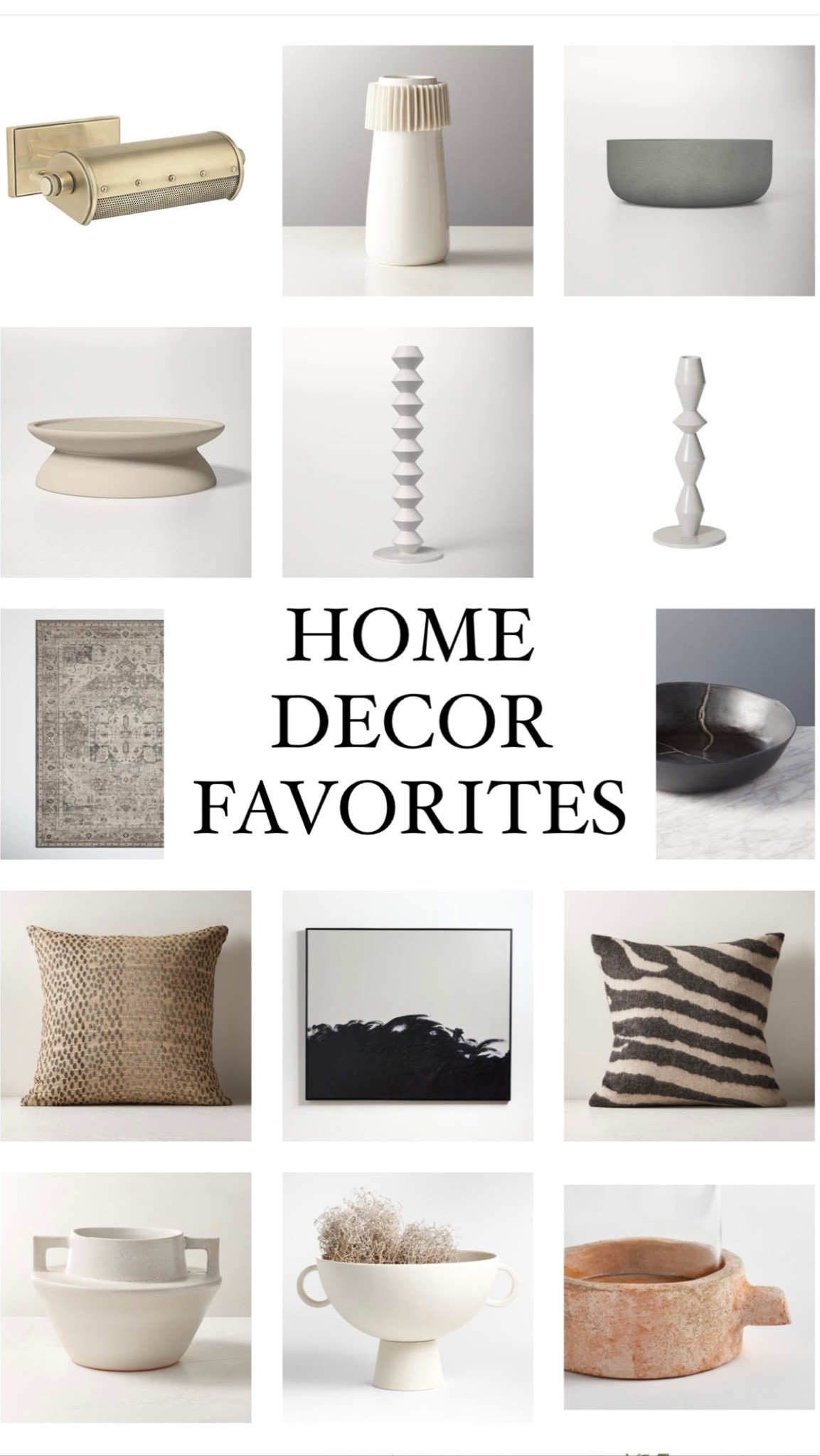 Neutral home decor favorites.

Crate and barrel
Cb2
Amazon
Art
Vases
Pillows 
Animal print
All modern 

#LTKhome #LTKsalealert #LTKFind