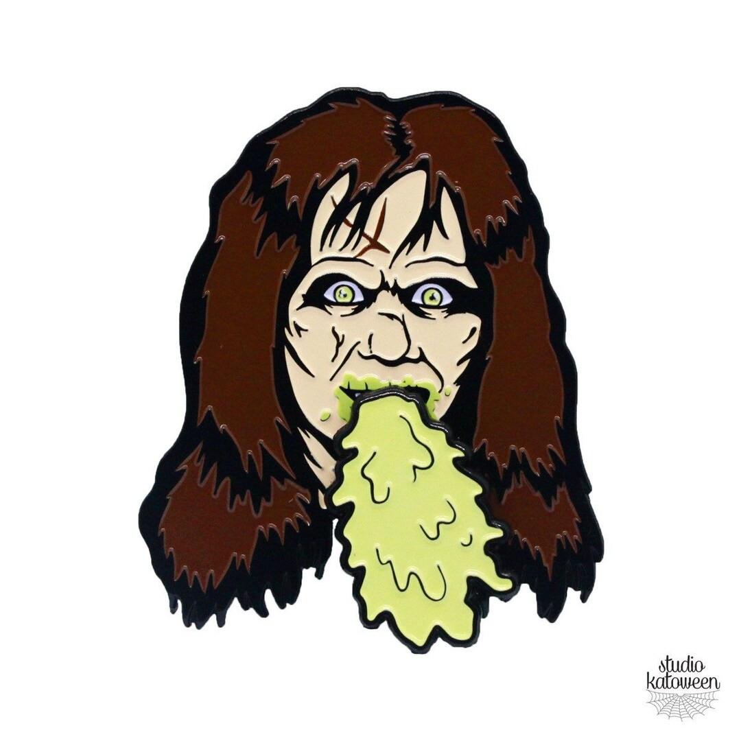 Regan Vomit Pin - Etsy | Etsy (US)