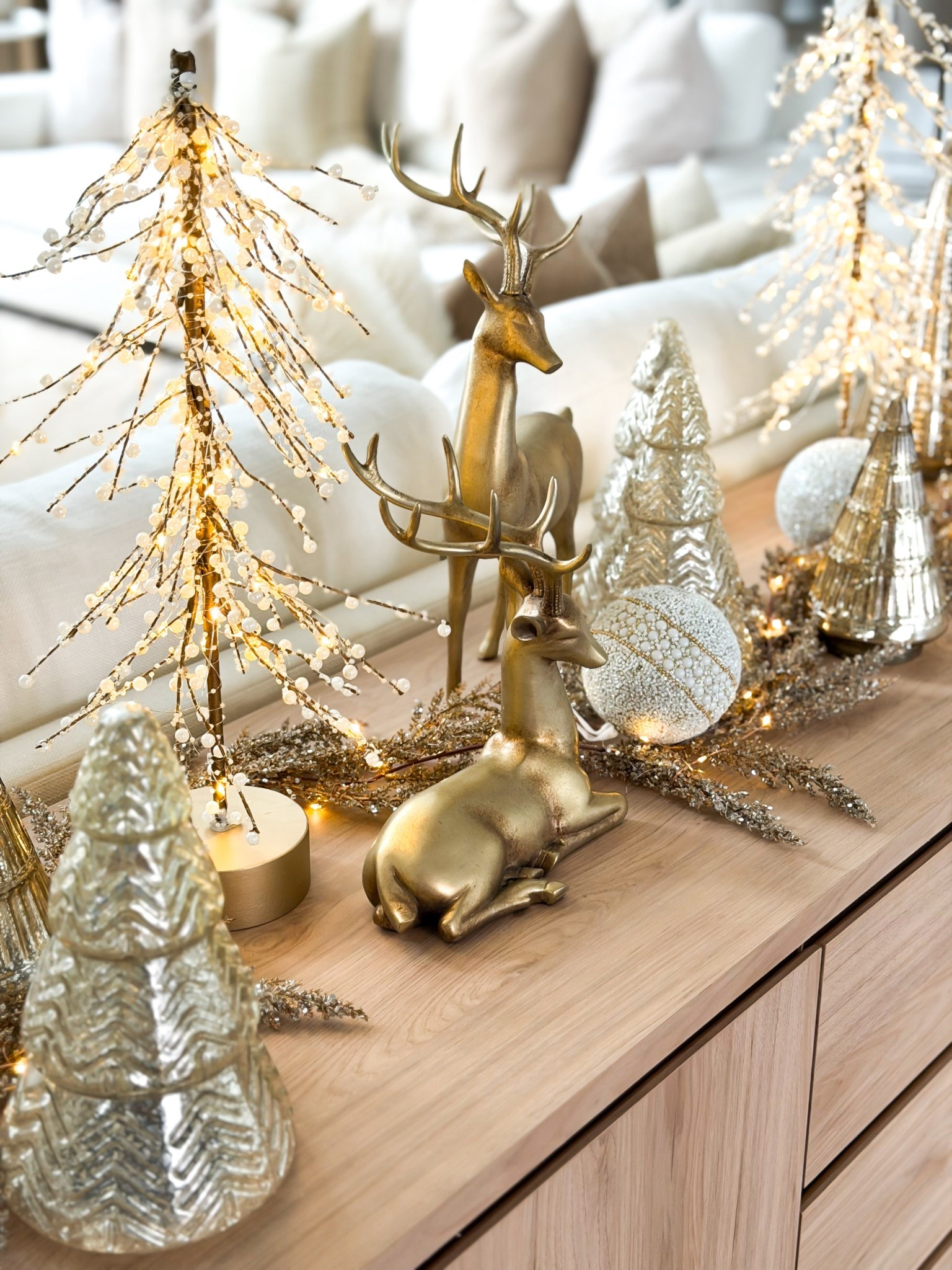 Gorgeous holiday decor from @mytexashouse!

Holiday, holiday home, holiday home decor, holiday decor, reindeer, pearl ornaments, Christmas, Christmas trees, glitter trees, mercury glass trees, Christmas decor

#LTKHome #LTKSeasonal #LTKHoliday