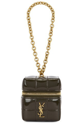 Saint Laurent YSL Cube Bag in Olive | FWRD 