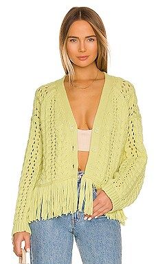JONATHAN SIMKHAI Cropped Sweater in Chamomile from Revolve.com | Revolve Clothing (Global)
