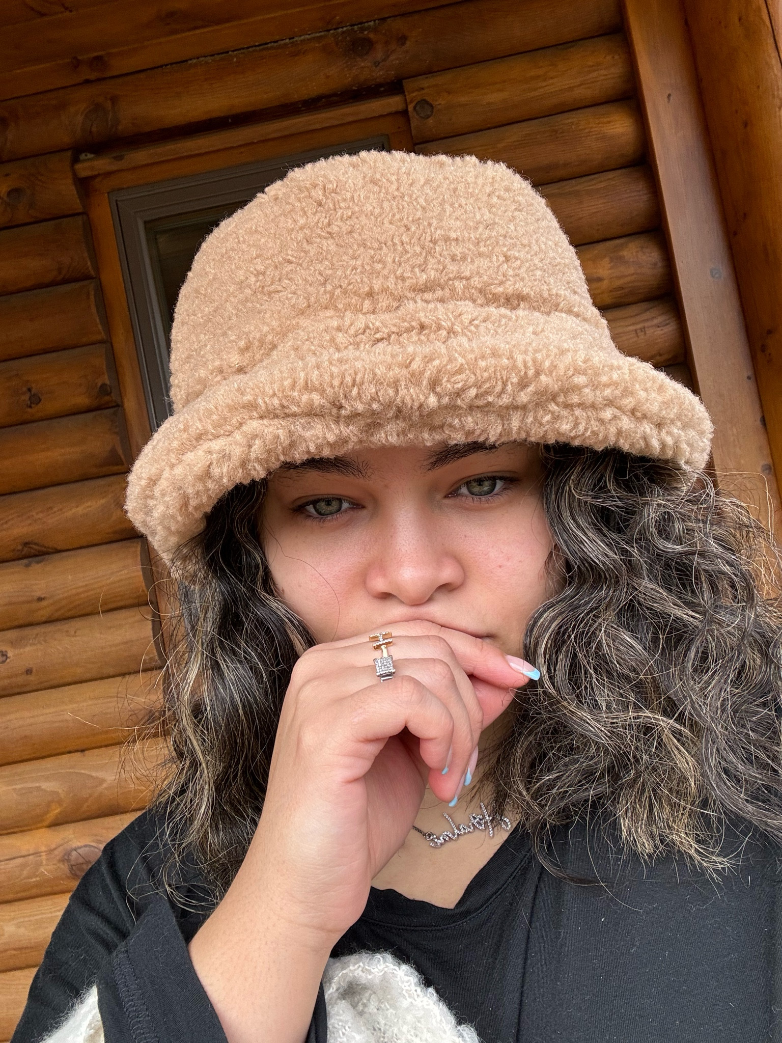 Fuzzy hat 🥰 

#LTKfamily #LTKbeauty #LTKtravel