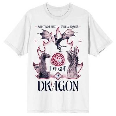 House of the Dragon Men's Targaryen Dragon Graphic T-Shirt Short Sleeve Crew Neck Cotton Tee Officially Licensed-Large | Target
