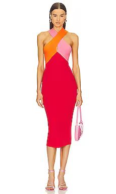 Le Superbe Dragon Fruit Dress in Bubblegum, Tangerine & Red from Revolve.com | Revolve Clothing (Global)