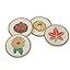 Folkulture Boho Coasters for Drinks or Coffee Table, Cute Coasters for Farmhouse Style Table, 4" ... | Amazon (US)