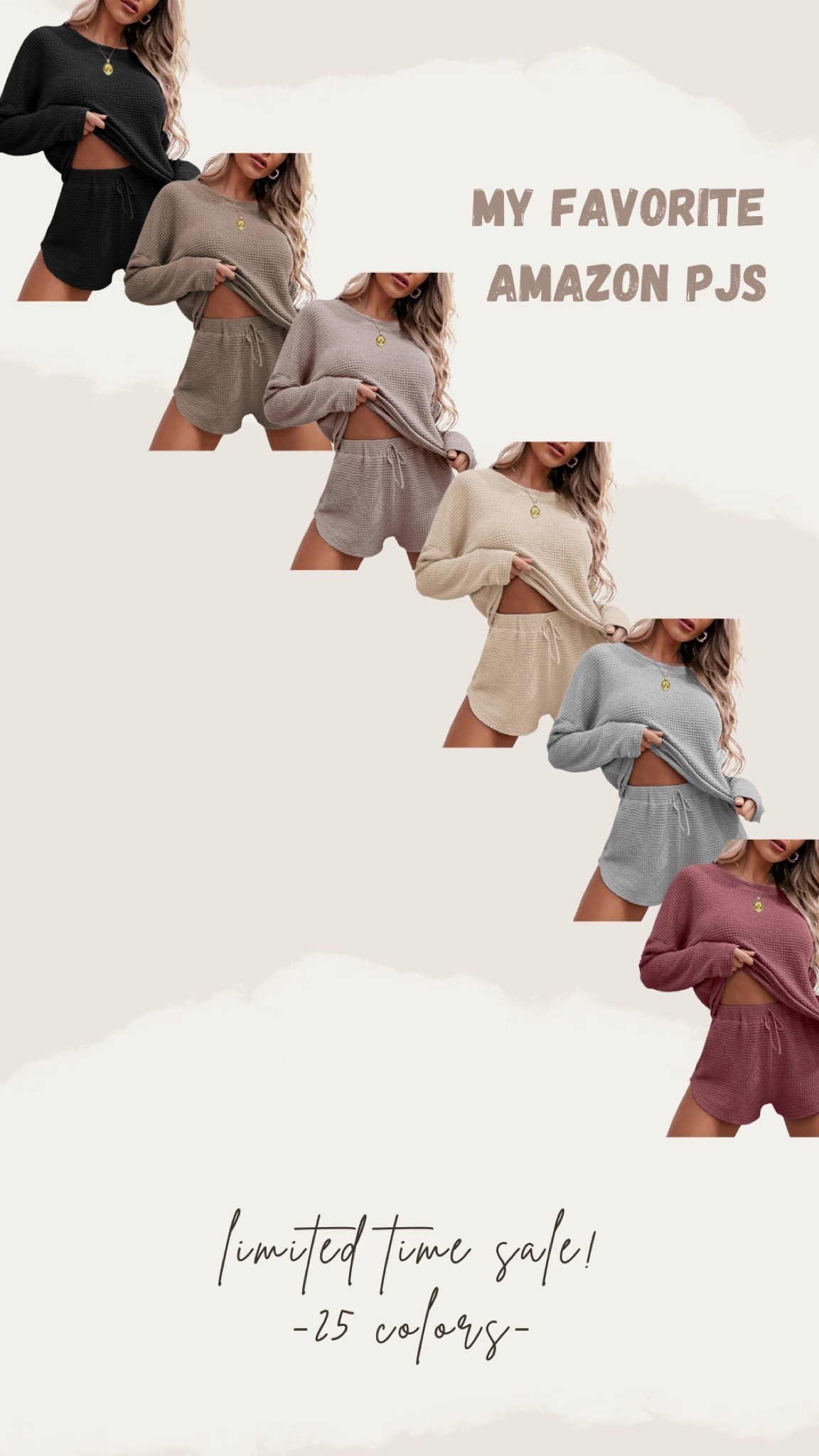 amazon pj set | comfiest set | limited time sale | waffle pj set | available in 25 colors!

#LTKSaleAlert #LTKFallSale