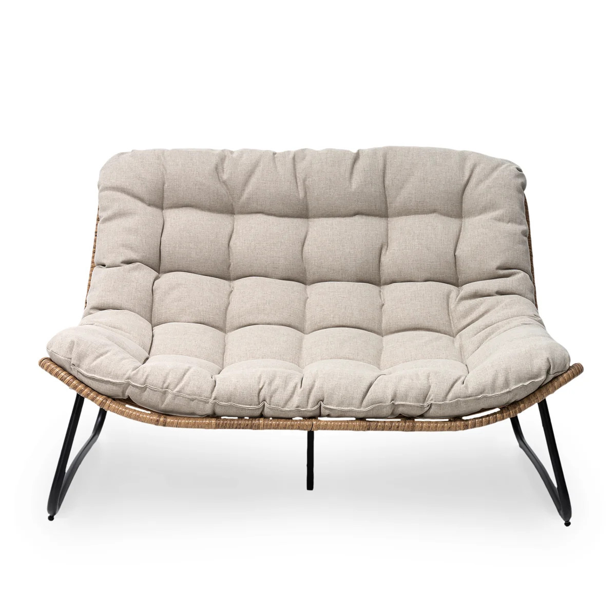 Lelsie 53.15" Wide Patio Loveseat | Wayfair North America