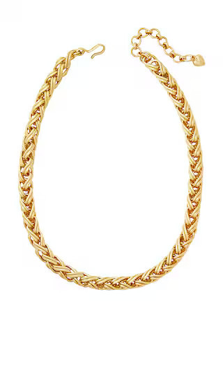 Brinker + Eliza Twist Necklace in Metallic Gold. | Revolve Clothing (Global)