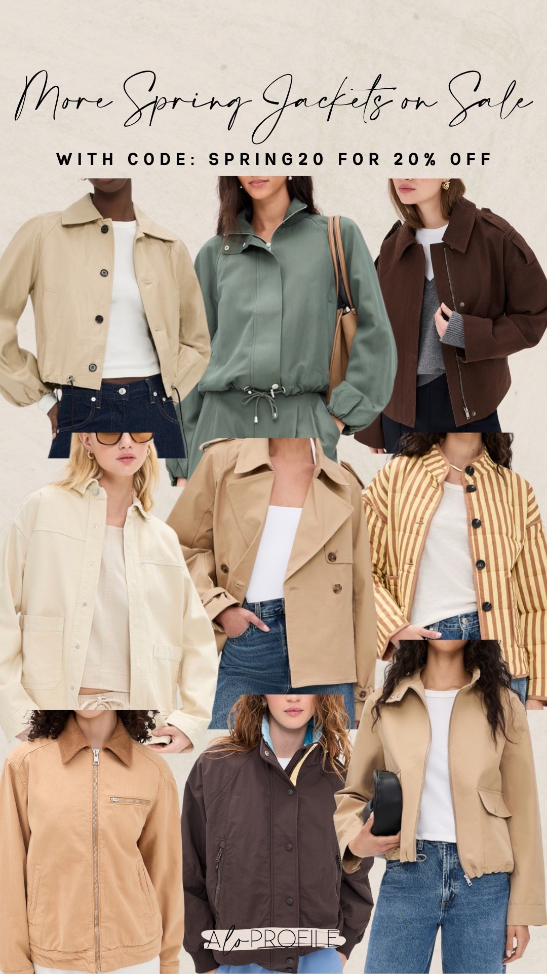 Spring jackets on sale right now✨
use code: SPRING20


#LTKSaleAlert