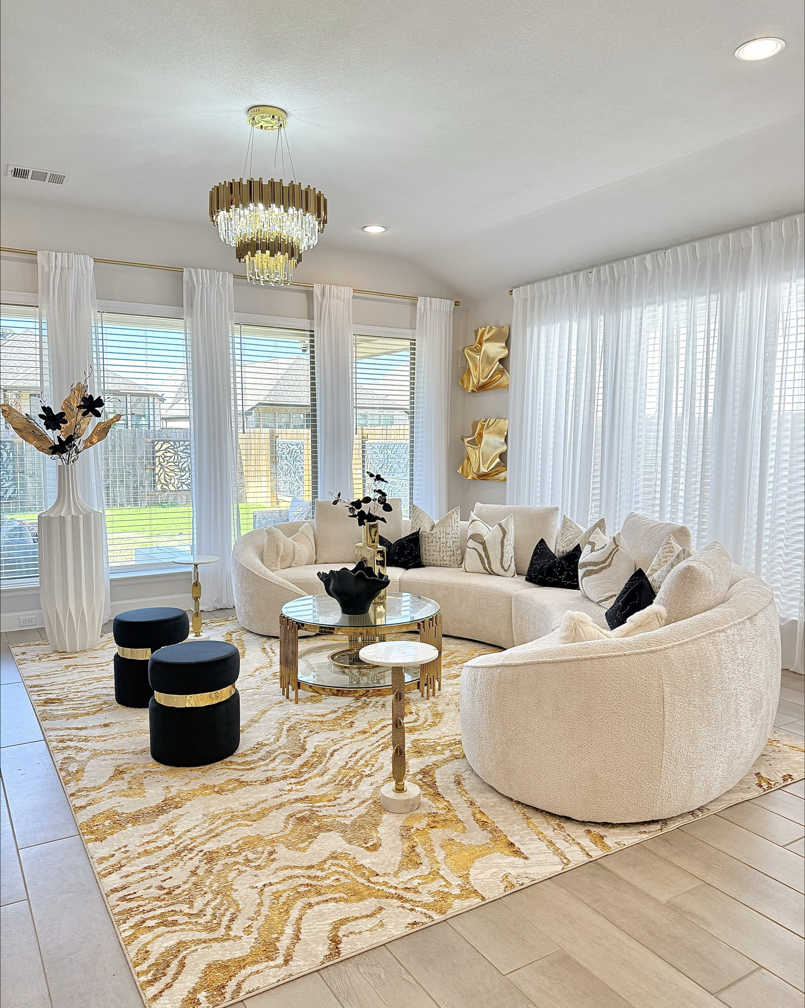 Modern Luxury Living 

✨Code KK5 will get you 5% OFF Z GALLERIE products✨

Still not over how beautifully this space came together 😍

Featuring some of my favourite Z Gallerie finds — the stunning Irene curved sofa is a true showstopper and honestly feels like sitting on a cloud ☁️

Finished off with the perfect pillows, the most unique wall art, and statement décor pieces… I’m completely obsessed with this space 🥰

#LTKSaleAlert #LTKHome