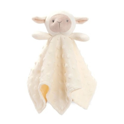 Minky Dot Lambie Security Blanket | SpearmintLOVE