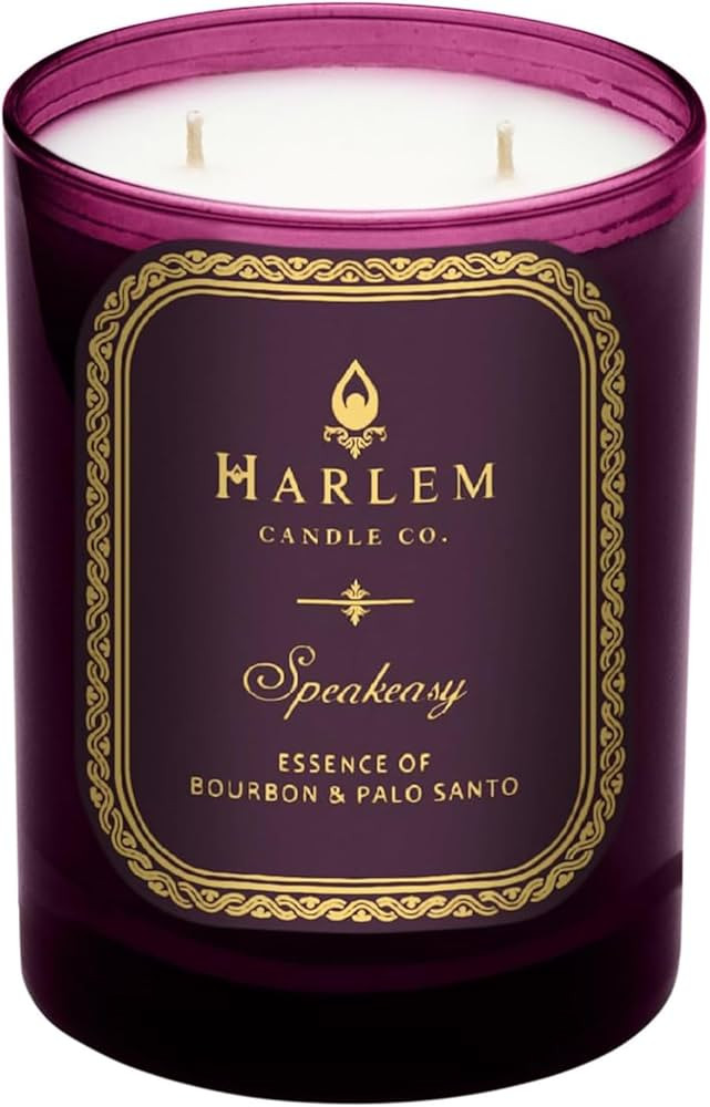 HARLEM CANDLE CO. Speakeasy - Luxury Scented Soy Candle, 11 oz - 80-Hour Burn Time | Palo Santo, ... | Amazon (US)