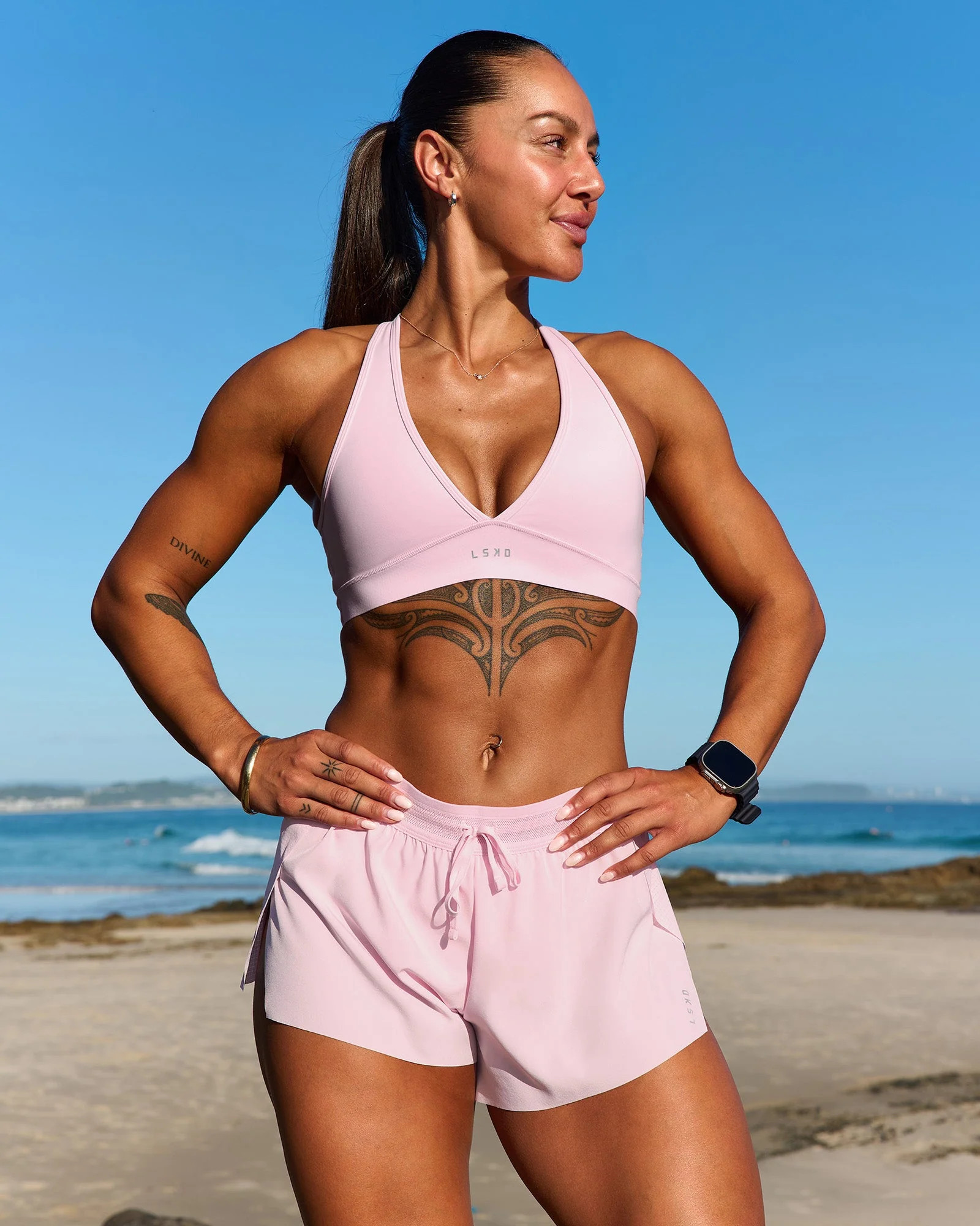 Accelerate 3" Mid-Rise Running Short - Marshmallow | LSKD | LSKD