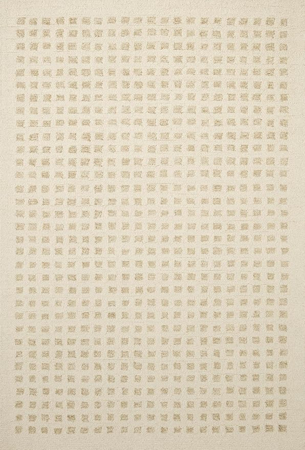 Loloi Chris Loves Julia Polly Collection POL-01 Area Rug 5'-0" x 7'-6" Ivory/Natural Rectangular ... | Amazon (US)