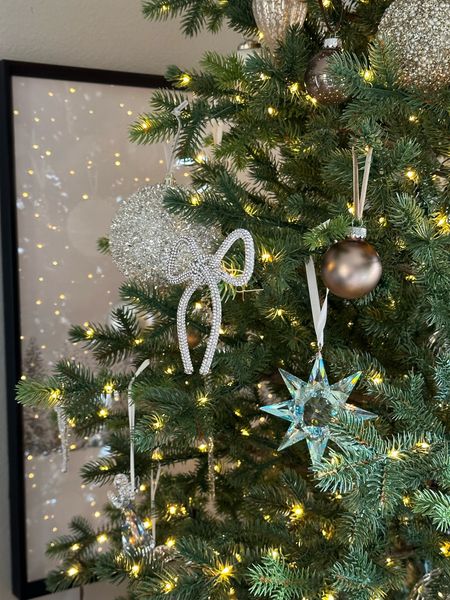 One of my favorite finds this year were these darling bows!  They just sparkle on the tree!  Save 30% off today!  This tree holds my collection of Swarovski crystal ornaments.  They are also on sale!  I add a new one to my collection every year. 

#LTKsalealert #LTKhome #LTKHoliday