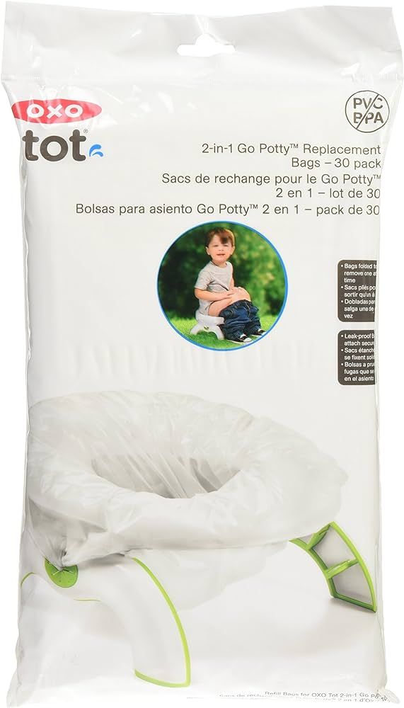 OXO Tot 2-in-1 Go Potty Refill Bags - 30 Pack | Amazon (US)