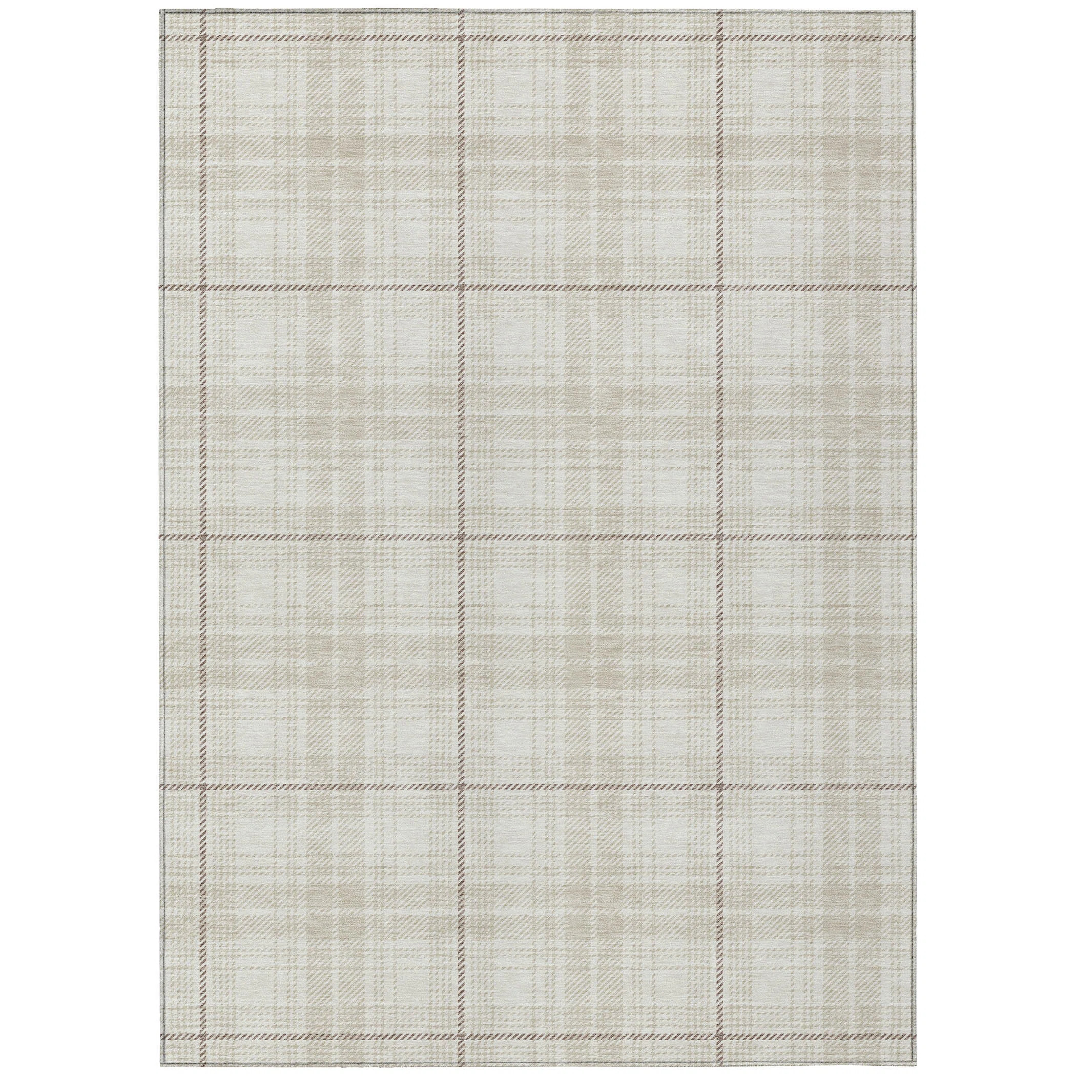 Machine Washable Indoor/Outdoor Chantille ACN993 Ivory 5' x 7'6" Rug | Wayfair North America