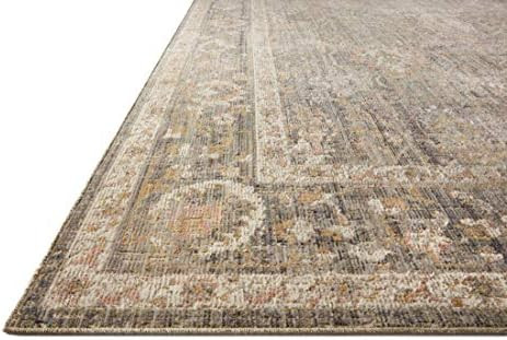 Chris Loves Julia x Loloi Rosemarie ROE-01 Sage / Blush Oriental Area Rug 5' x 7'-10" | Amazon (US)