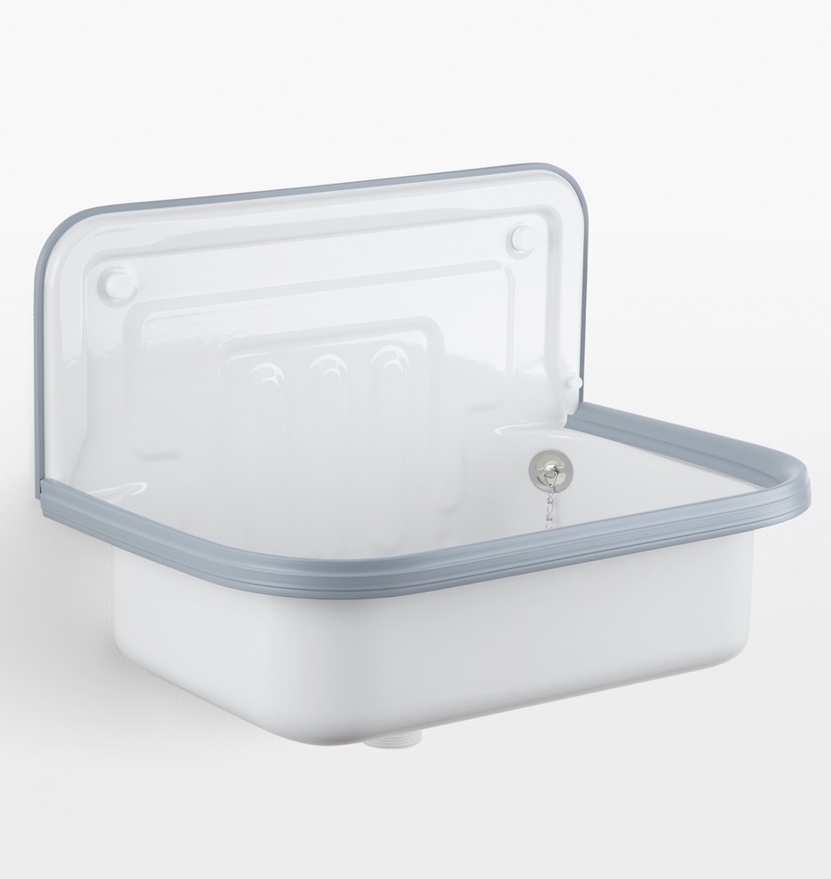 Alape Bucket Sink with Gray Trim | Rejuvenation