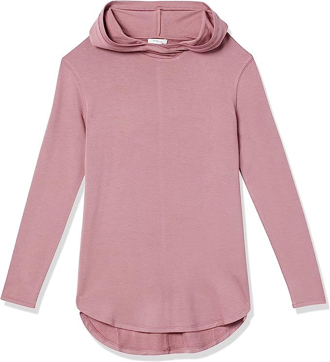 Amazon.com: Daily Ritual Women's Supersoft Terry Standard-Fit Long-Sleeve Hooded Pullover, Grey H... | Amazon (US)