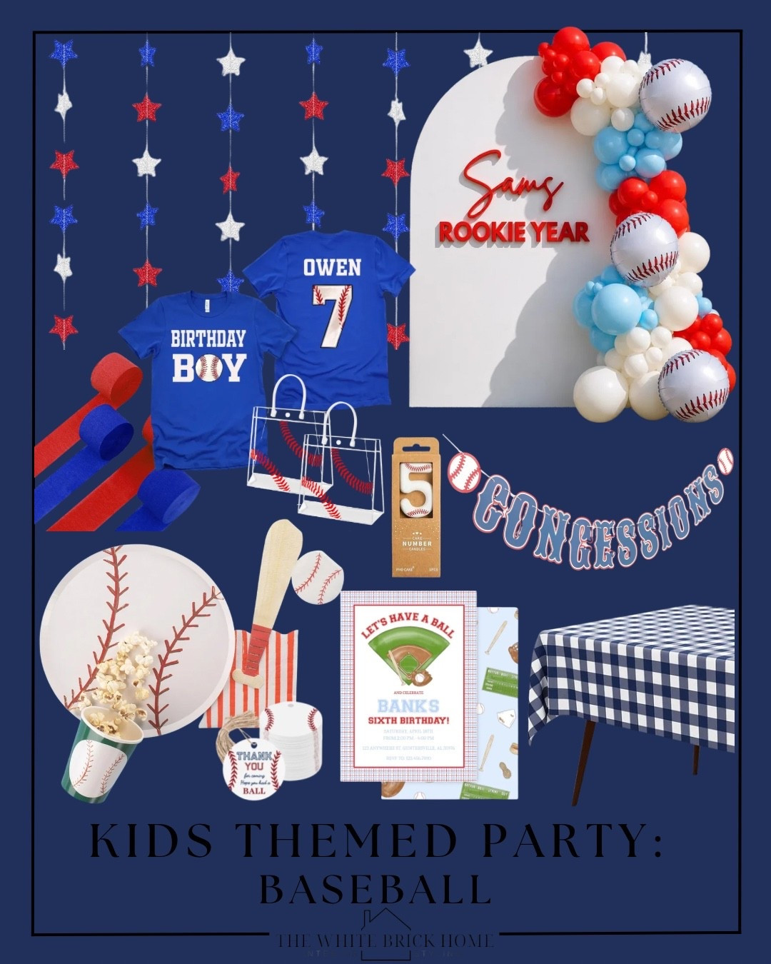 A fun round up of Americana baseball themed birthday party decor finds! An easy, fun way to celebrate a fans birthday. 

Birthday, birthday party, birthday party decor, birthday party ideas, birthday party baseball, baseball birthday party decor, sports themed birthday, sports birthday, kids birthday party decor ideas, home decor, home decor ideas, party ideas, baseball party ideas, kids birthday, party decor, boys birthday, boys baseball party themed, baseball party ideas, Amazon, Etsy