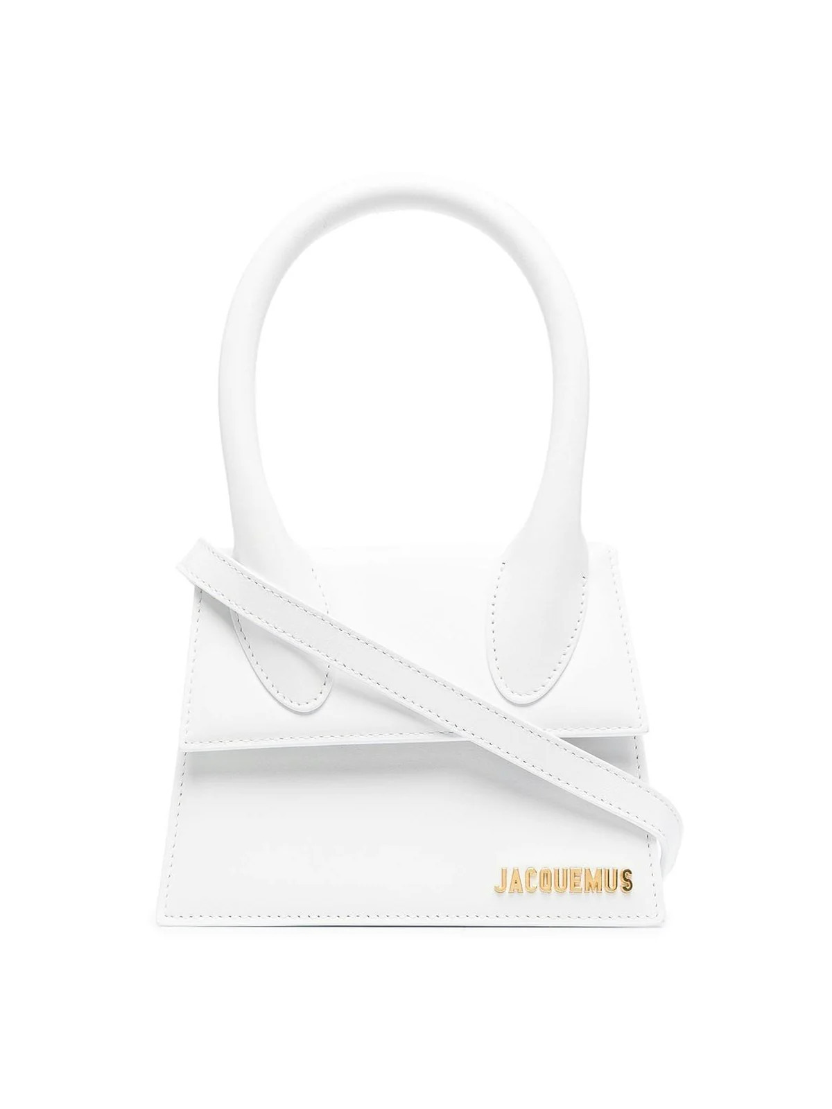 Jacquemus Women's Le Chiquito Moyen Handbag in White | Size UNI | 213BA002 | LOZURI