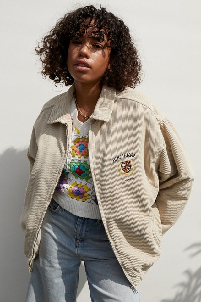 BDG Embroidered Corduroy Harrington Jacket | Urban Outfitters (US and RoW)