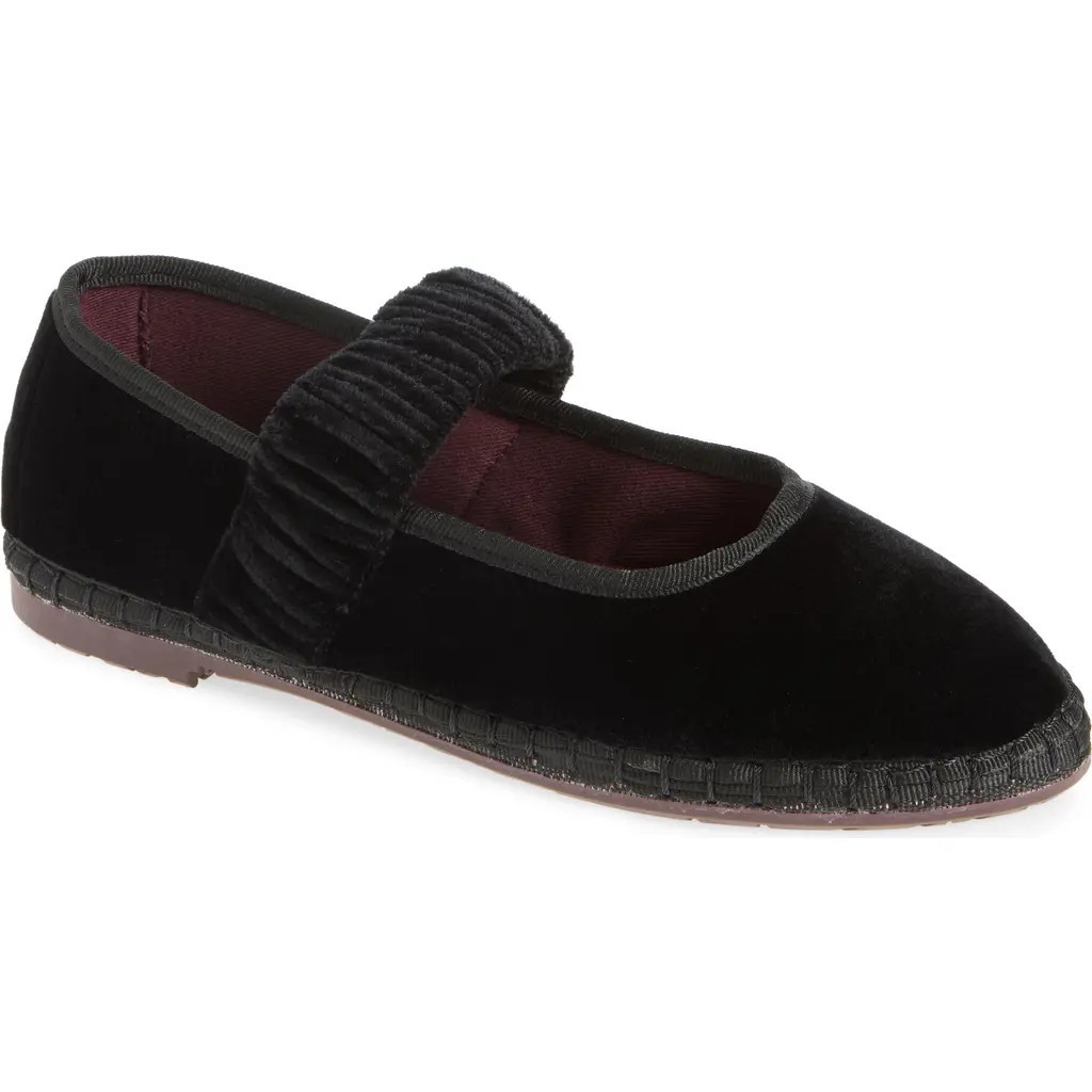 Flabelus Mafalda Leonor Mary Jane Flat in Black at Nordstrom, Size 9-9.5Us | Nordstrom