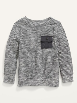 Long-Sleeve Thermal Pocket T-Shirt for Toddler Boys | Old Navy (US)