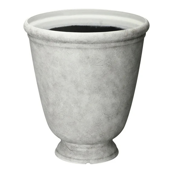 Better Homes & Gardens Ember Gray Recycled Resin Planter, 16in x 16in x 18.1in | Walmart (US)